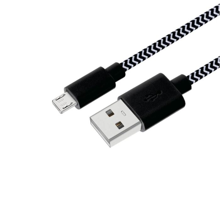 Micro USB flätad kabel