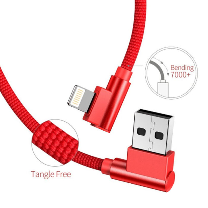 Lightning 90 grader USB - Bild 3