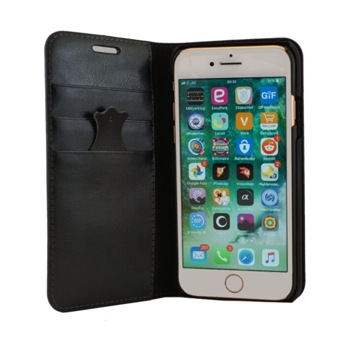 Läderfodral till iPhone 7/8 iPhone X