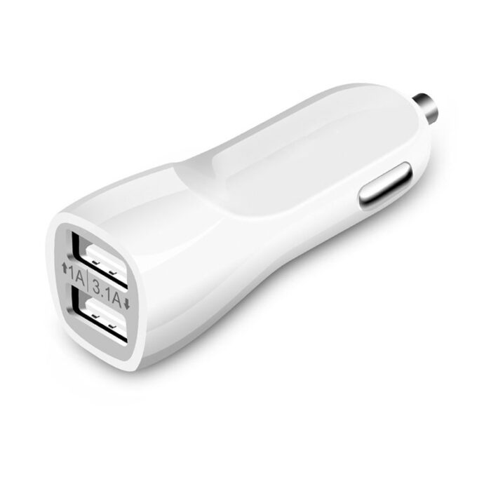 Dual-Port USB Billaddare 3.1 A
