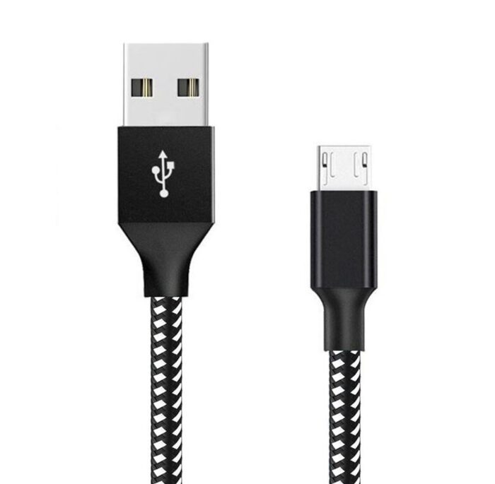 USB flätad mikro