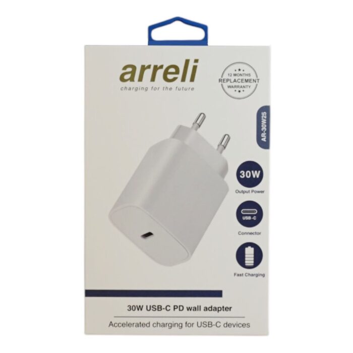 30W USB-C PD väggladdare